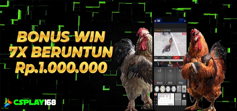 Bonus Win Beruntun 7x Win Maks 1 Juta